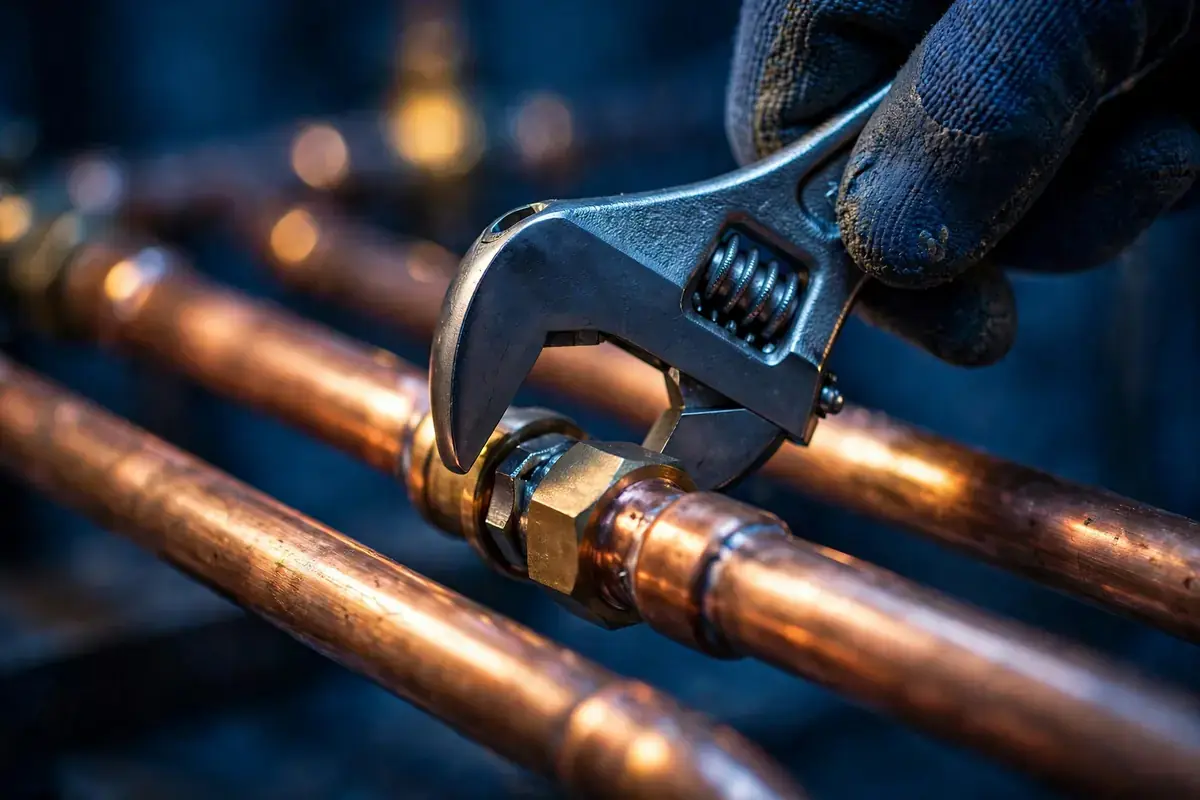 Heating system pipework serviced by a local pro in Rexburg, Idaho
